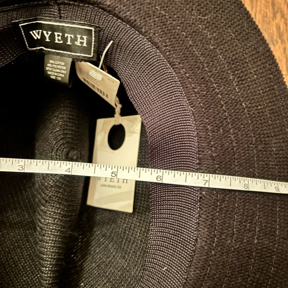 Wyeth by Todd Magill Black Hat with Animal Print Band - Picture 7 of 8